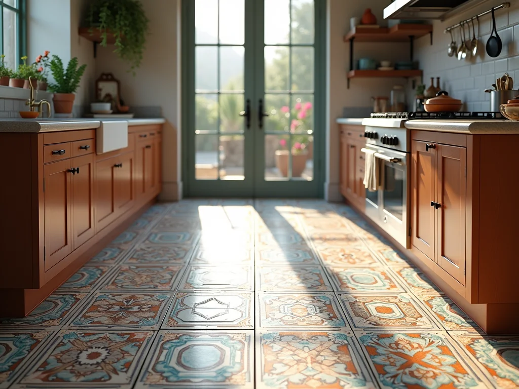 Ladrilho Hidráulico na Cozinha: Charme e Durabilidade Ladrilho Hidráulico na Cozinha: Charme e Durabilidade