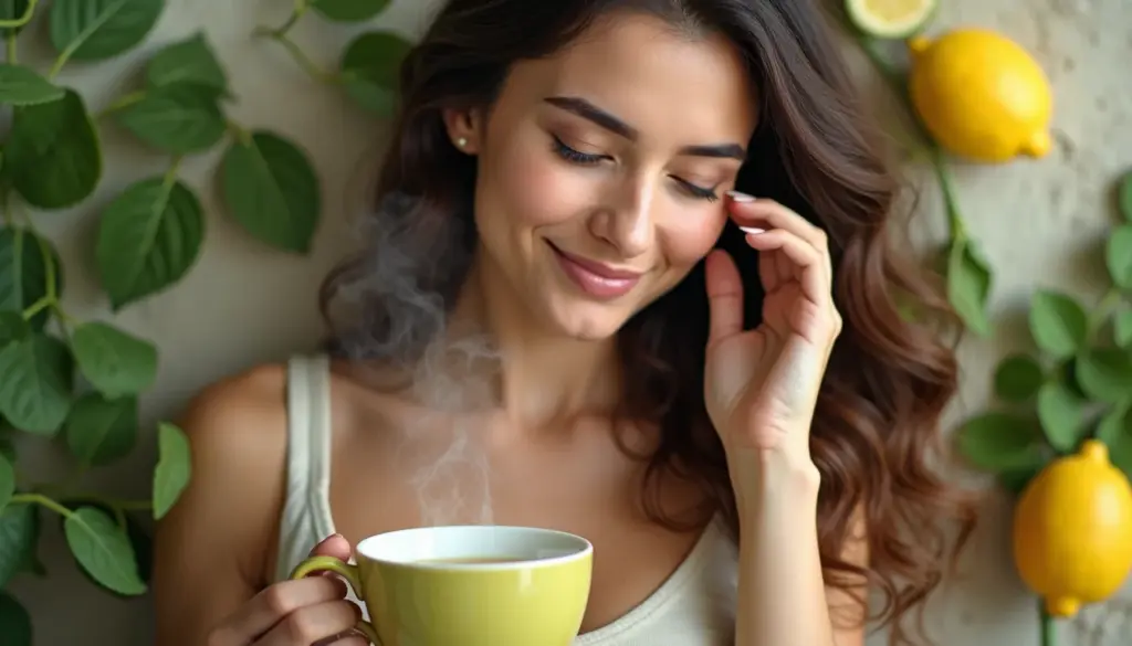 Chá de Erva Cidreira no Cabelo: O Truque Caseiro Que Transforma Fios