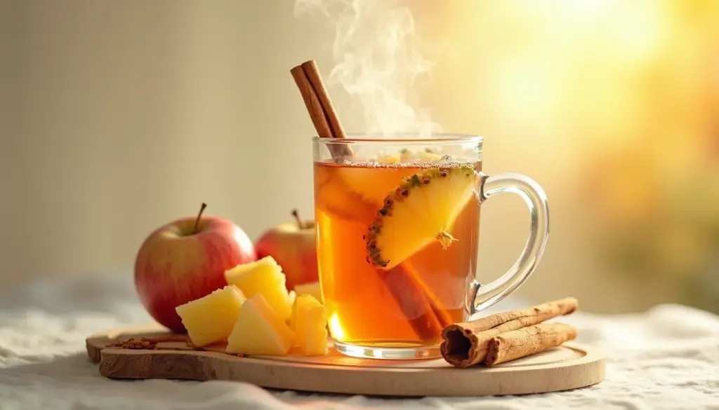 Chá de Maçã Abacaxi Cravo e Canela: Receita Perfeita!