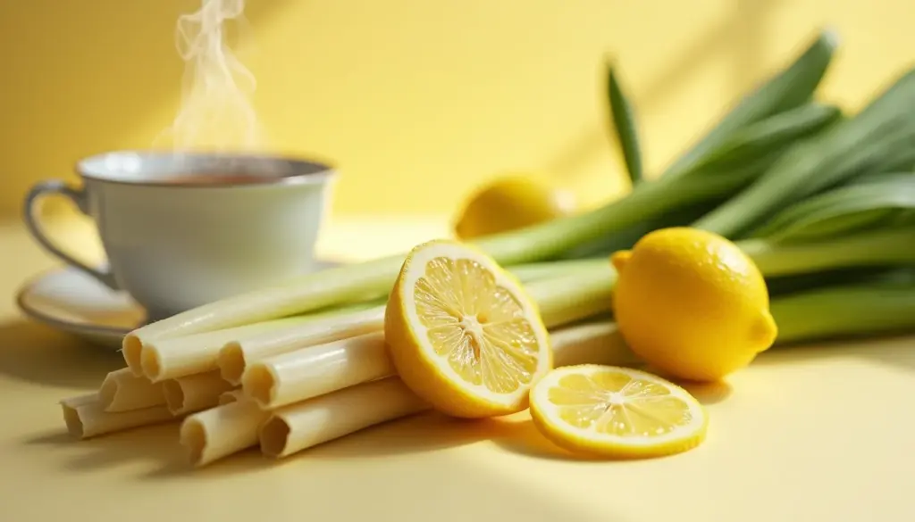 Chá de Capim Santo com Limão Siciliano: Refrescância e Bem-Estar