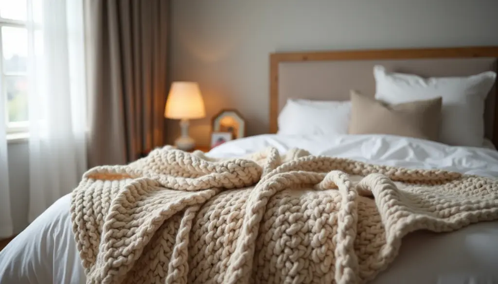 Manta de Tricot Para Cama: Crie um Refúgio Aconchegante em 2026