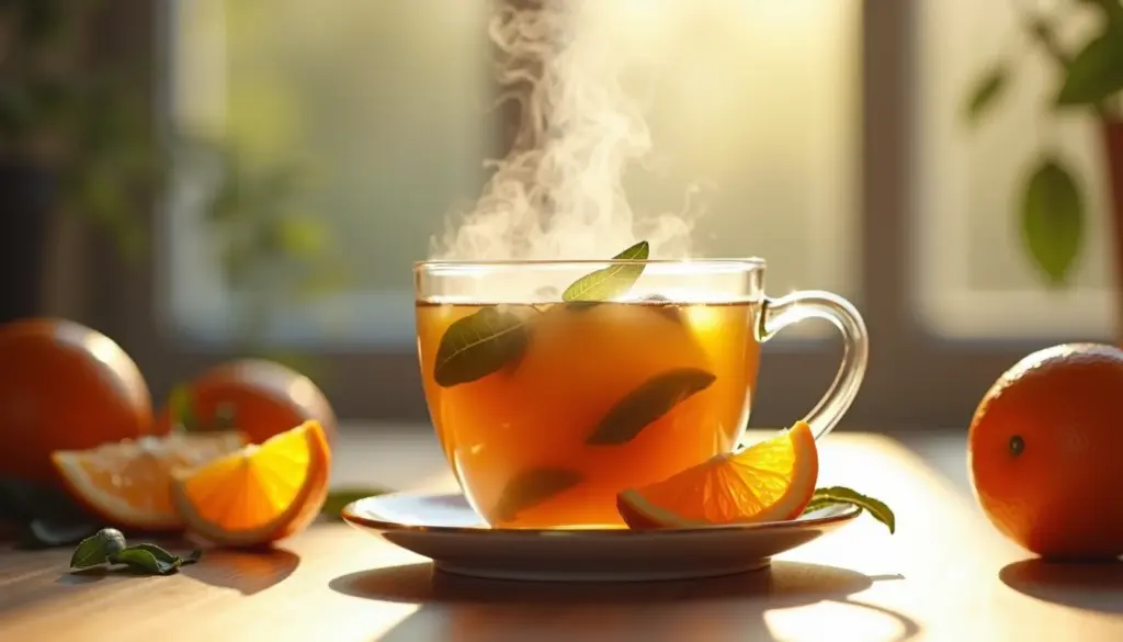 Chá de Sálvia com Laranja: O Segredo Para Aliviar a Garganta em 2026