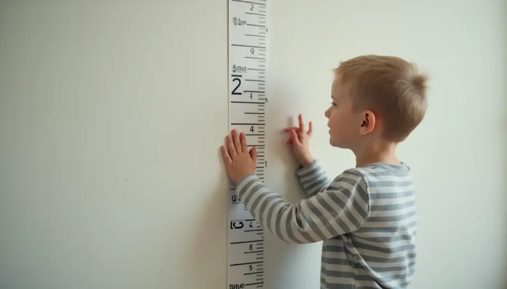 Como Medir o Crescimento Infantil em Casa: A Régua de Parede Perfeita