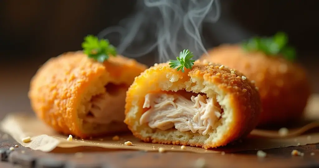 Bolinho de Frango Perfeito: A Técnica do Caldo Que Ninguém Te Conta
