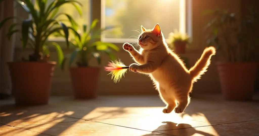 Brinquedos para gatos: a mudança que acontece em 5 minutos