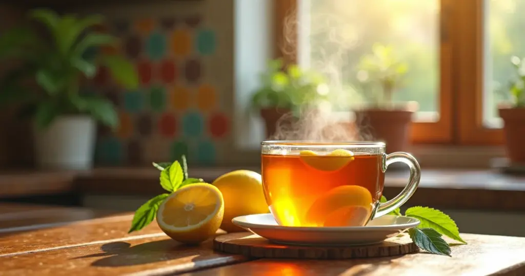 Chá de limão para gripe: alívio em 10 min com um ingrediente extra