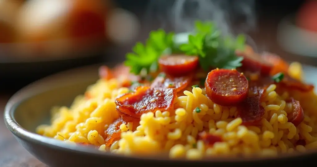 Como se faz arroz carreteiro com textura perfeita e sabor inesquecível