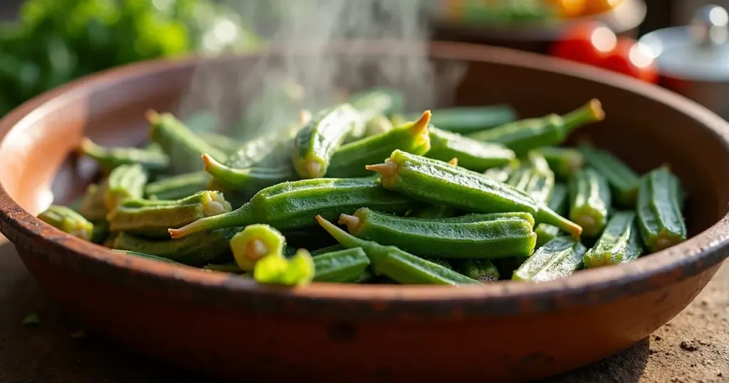 Como se faz quiabo sem baba: macio e saboroso em 20 min