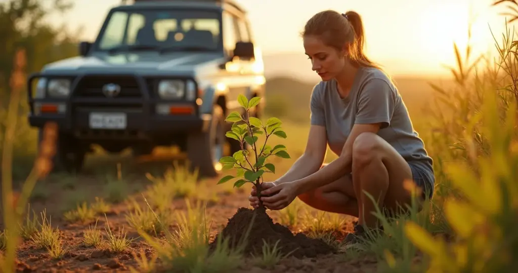 Compensação de carbono viagem Jalapão: como sua aventura salva o Cerrado