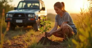Compensação de carbono viagem Jalapão: como sua aventura salva o Cerrado