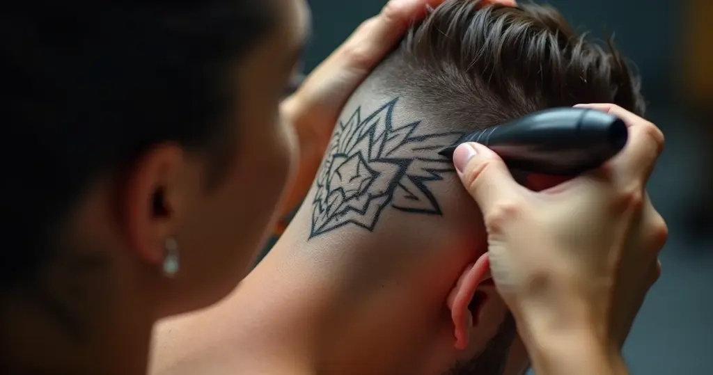 Desenhos no cabelo masculino passo a passo: a técnica que barbeiros não contam