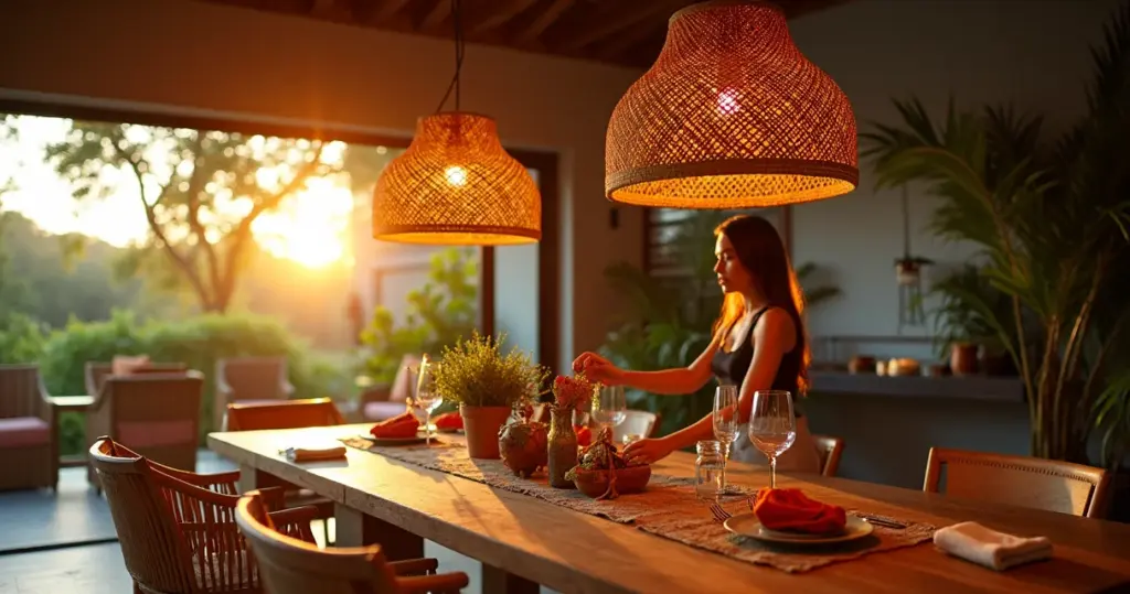 32 Ideias de Lustre Pendente para Mesa de Jantar que Transformam Refeições
