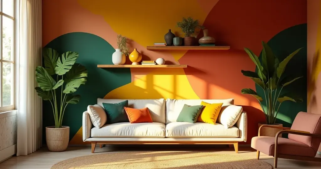 17 Ideias de Pintura de Parede Decorada que Renovam sem Reforma