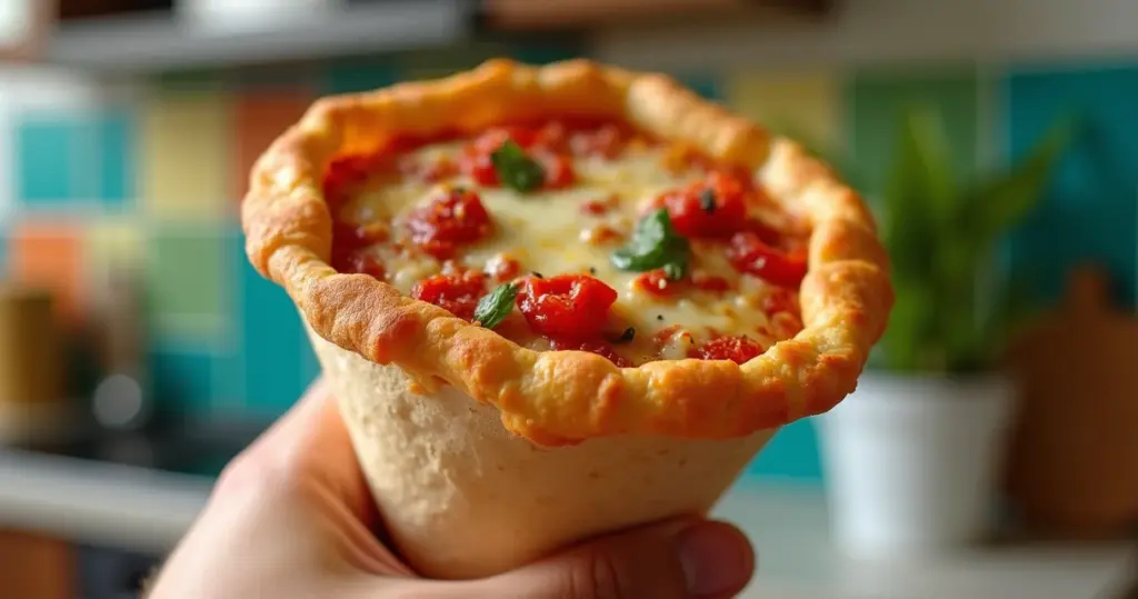 Pizza em Cone: Faça em 40 Minutos e Coma em Qualquer Lugar