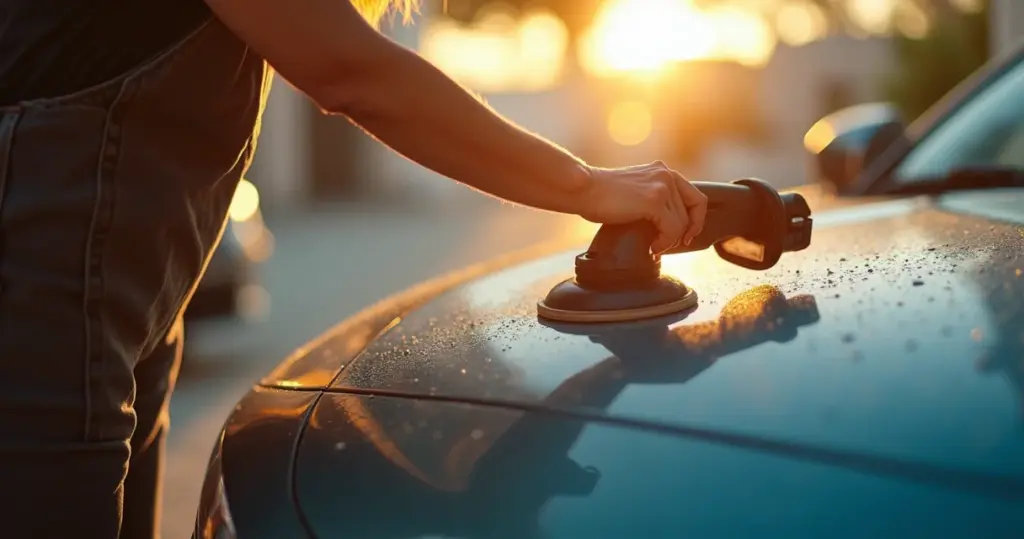 Polimento que devolve 40% da vida útil da pintura do seu carro