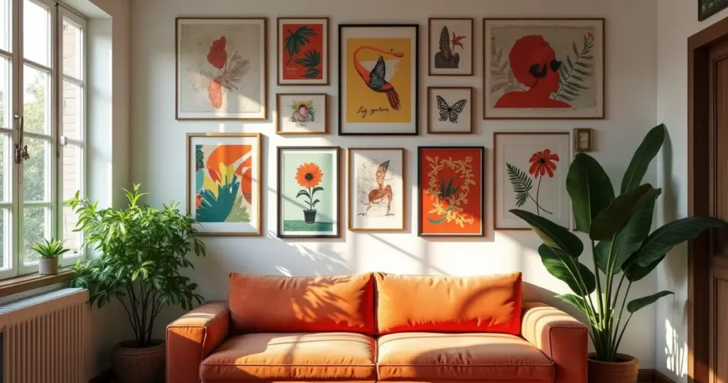 15 Ideias de Poster com Moldura para Transformar Sua Parede em Galeria