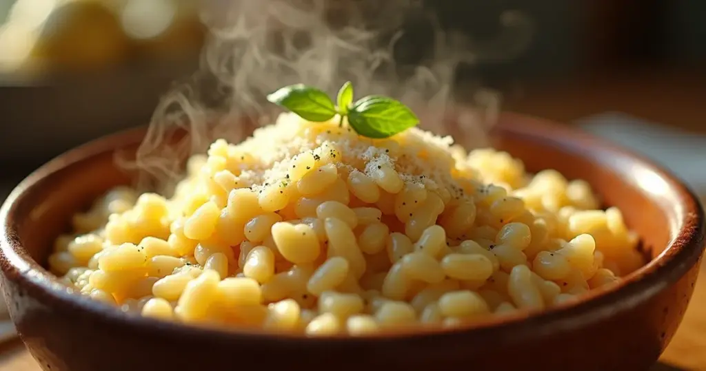 Risoto de arroz cremoso: a técnica que ninguém te contou