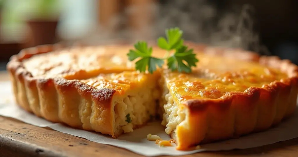 Torta de frango fácil e rápido: massa pronta em 10 min no liquidificador