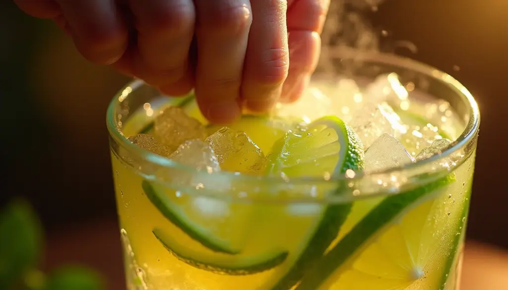 Como se faz caipirinha de limão sem amargor em 5 minutos