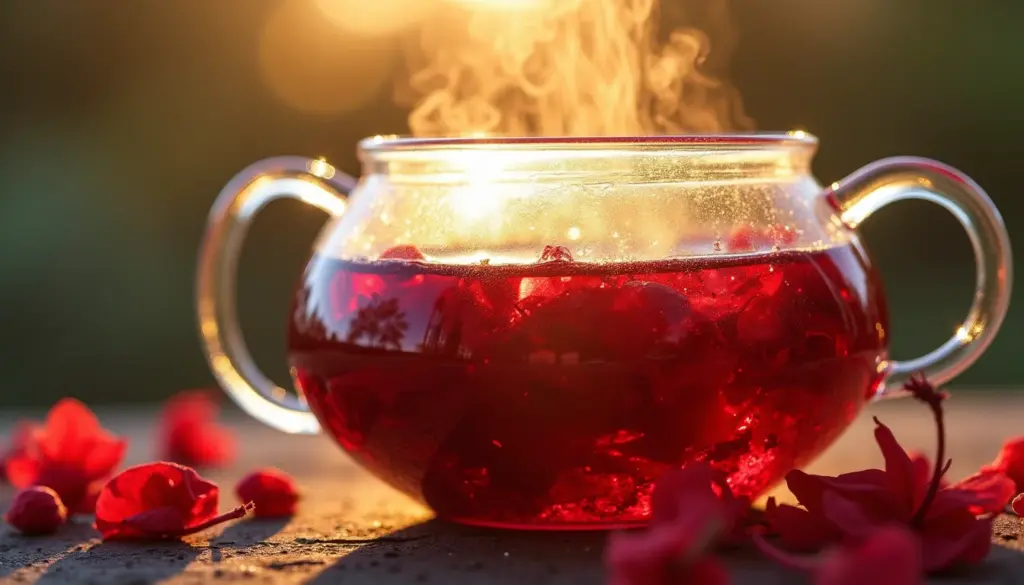 Como se faz chá de hibisco em 7 minutos sem amargar