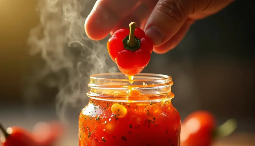 Como se faz conserva de pimenta biquinho crocante em 15 minutos