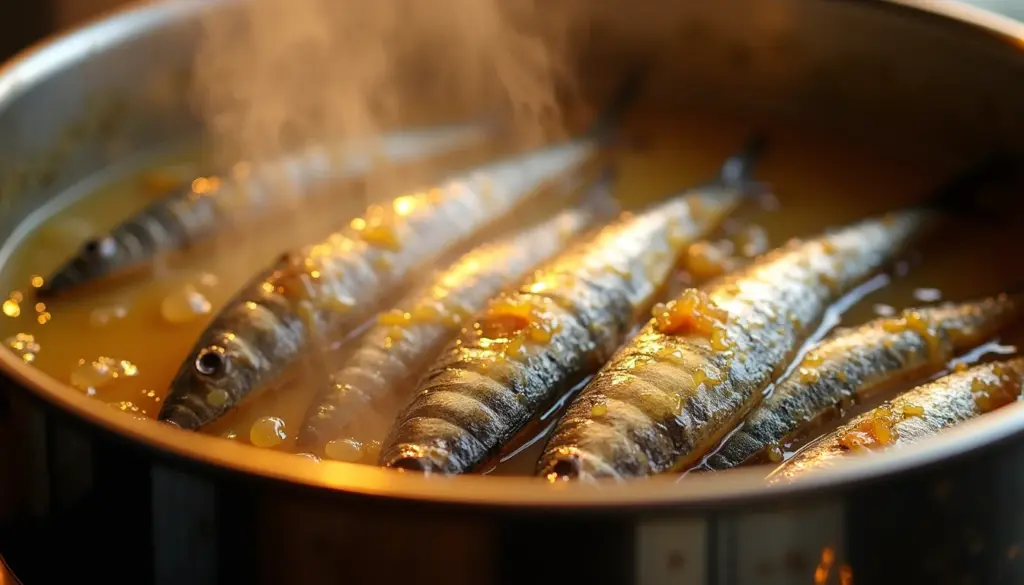 Como se faz sardinha na panela de pressão em 40 min sem cheiro