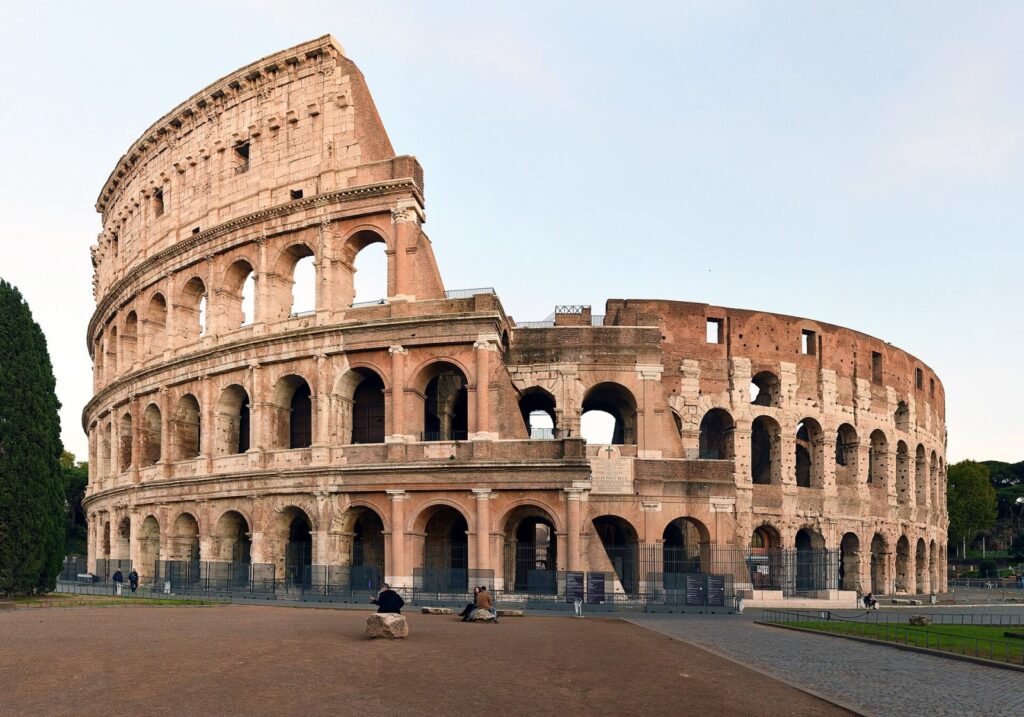 A tecnologia de monitoramento também foi usada na conservação do Coliseu, em Roma.
